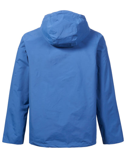 Marine Blue coloured Musto Marina Rain Jacket on White background 