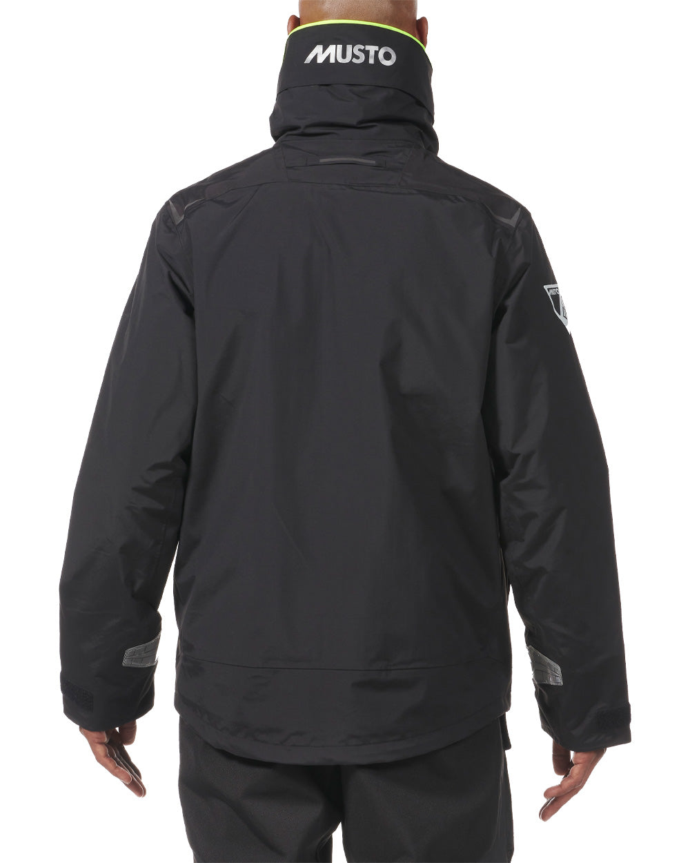 Black coloured Musto Mens BR1 Channel Jacket on White background