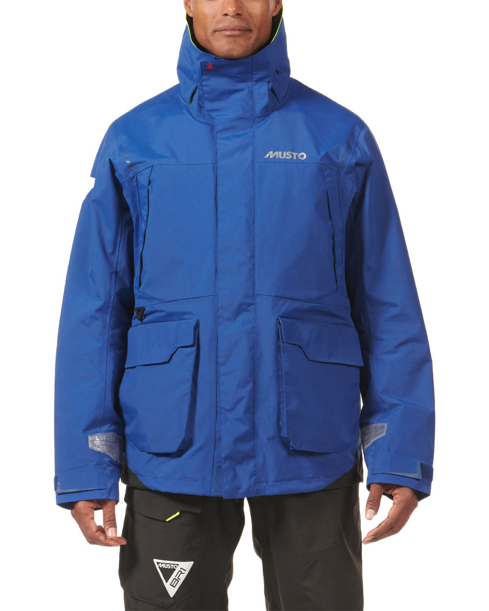 Racer Blue coloured Musto Mens BR1 Channel Jacket on White background
