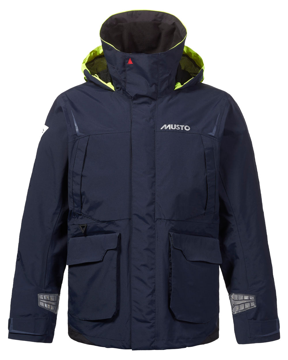 True Navy coloured Musto Mens BR1 Channel Jacket on White background