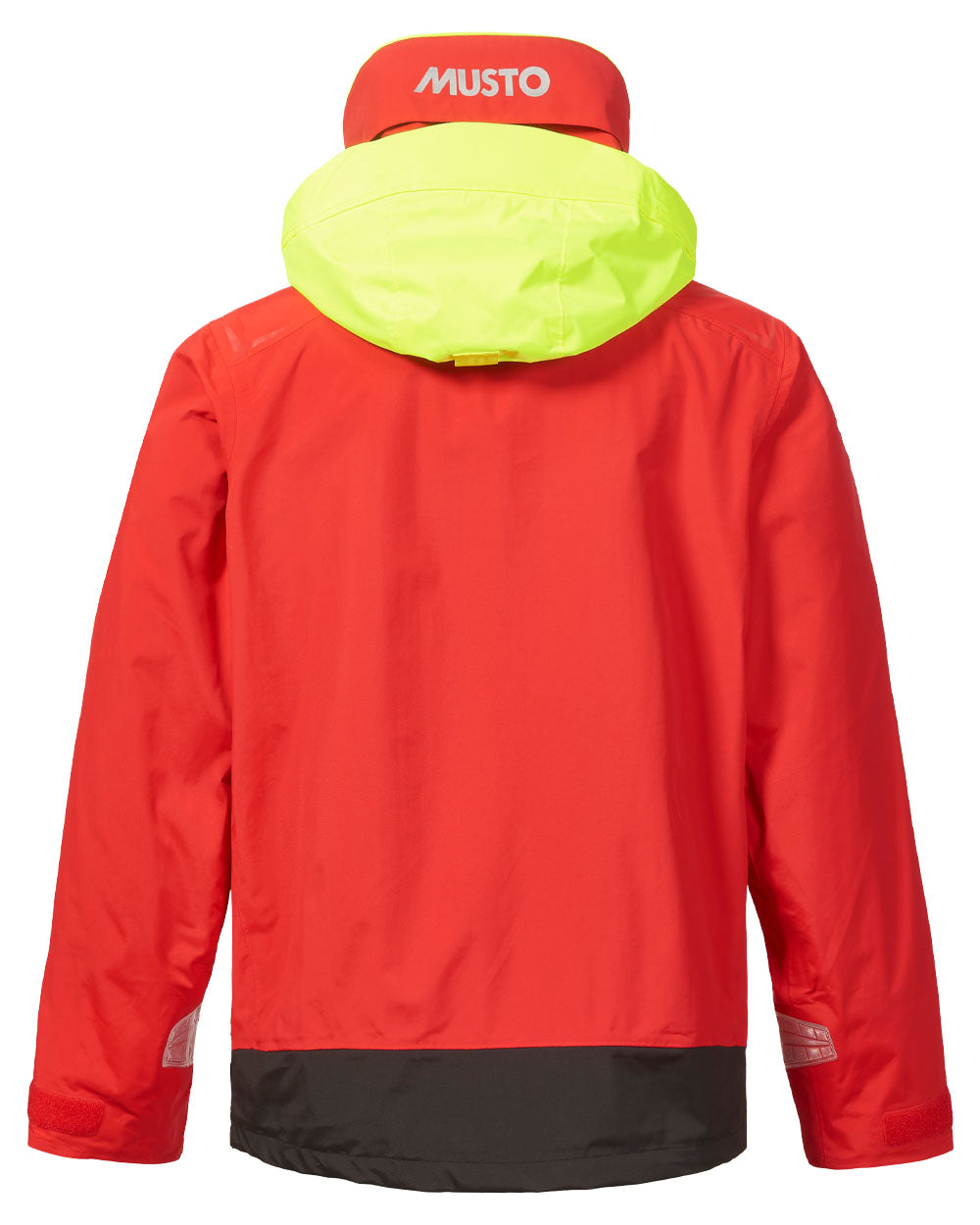 True Red coloured Musto Mens BR1 Channel Jacket on White background
