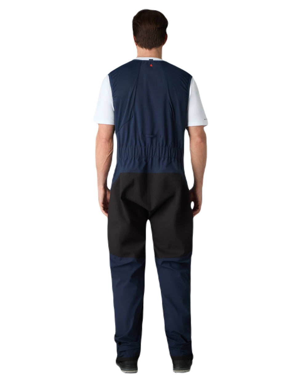 True Navy Coloured Musto Mens Br3 Sport Salopette on White Background