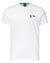 White Coloured Musto Mens Corsica Short Sleeve T-Shirt On A White Background #colour_white
