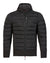 Black coloured Musto Mens Evolution Loft Hooded Jacket 2.0 on white background #colour_black