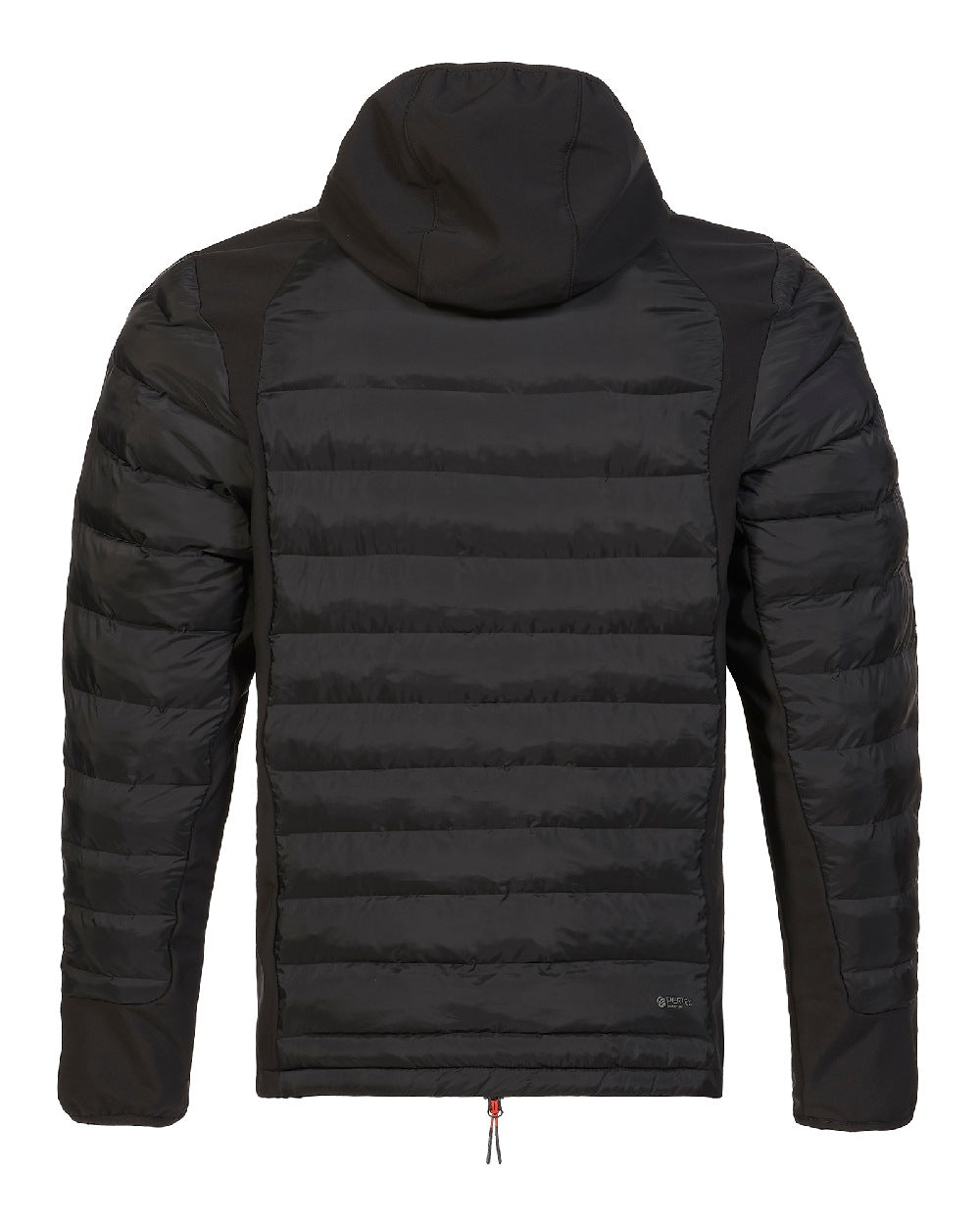 Black coloured Musto Mens Evolution Loft Hooded Jacket 2.0 on white background