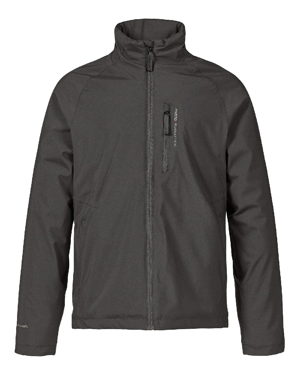 Black coloured Musto Mens Evolution Newport Osm Primaloft Active Jacket on white background 