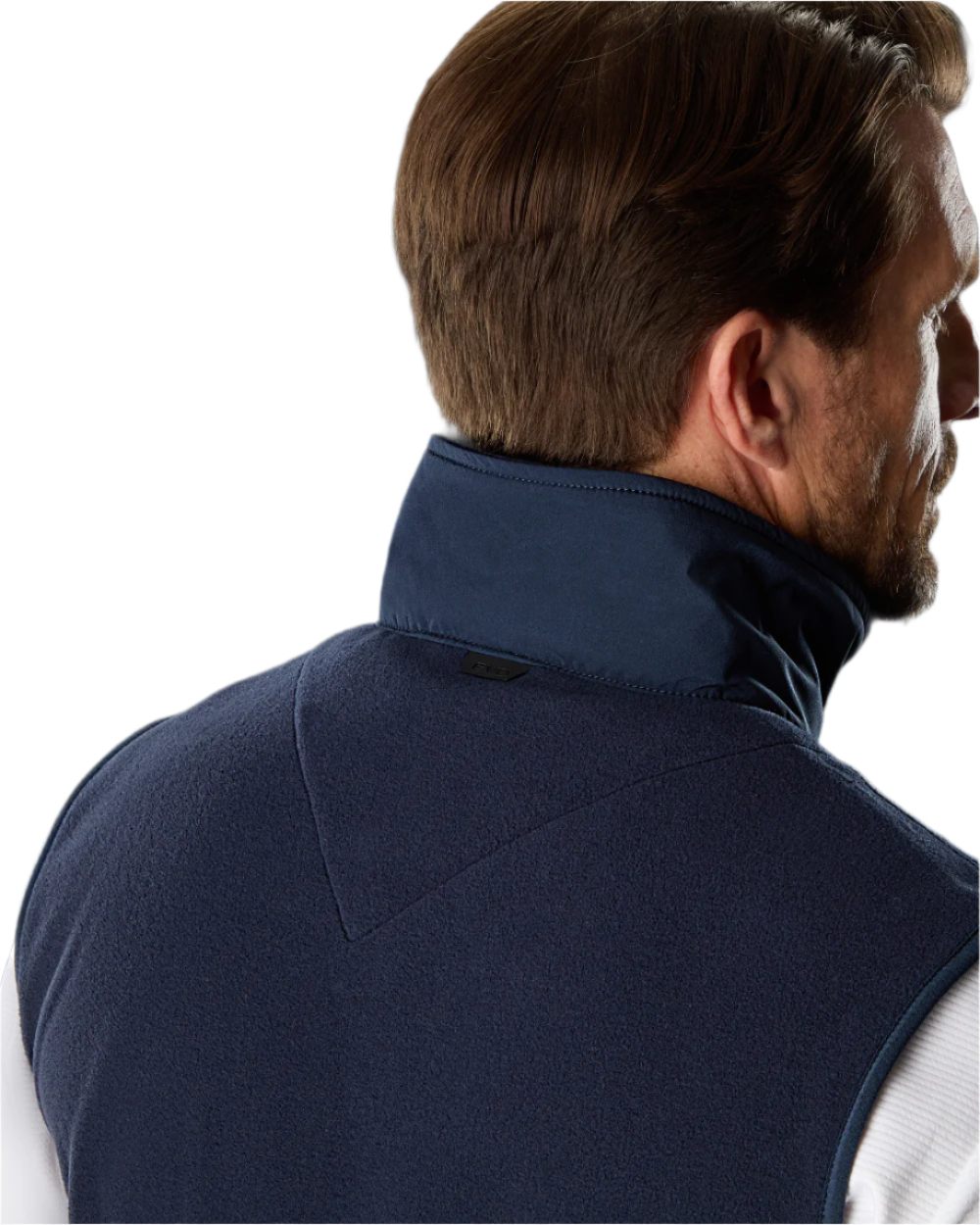 Navy Coloured Musto Mens Evolution Polartec 200 Vest on White Background