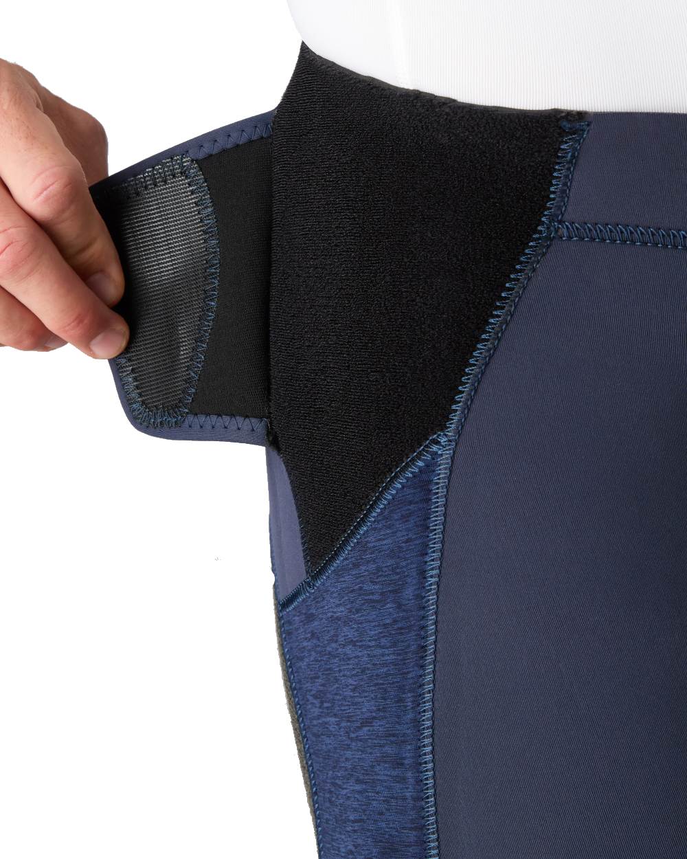 Midnight marl coloured Musto Mens Flexlite Alumin 3.0 Pants on white background