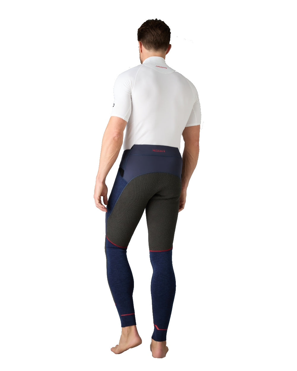 Midnight marl coloured Musto Mens Flexlite Alumin 3.0 Pants on white background