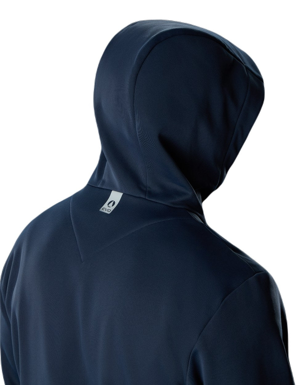 Navy Coloured Musto Mens Full Zip Hoodie on White Background