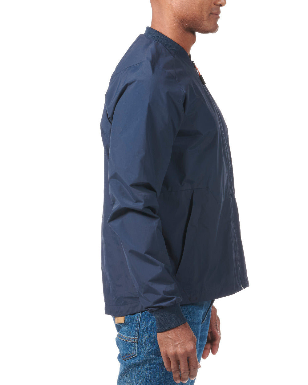 Navy Coloured Musto Mens Land Rover Technical Bomber On A White Background 