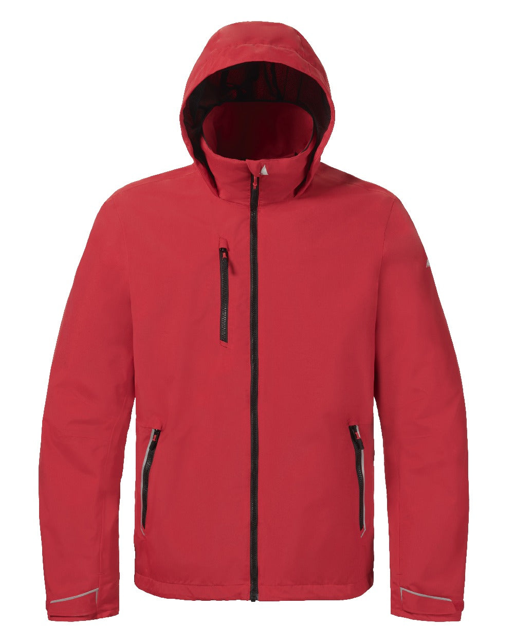 True Red Coloured Musto Mens Sardinia Jacket on White Background