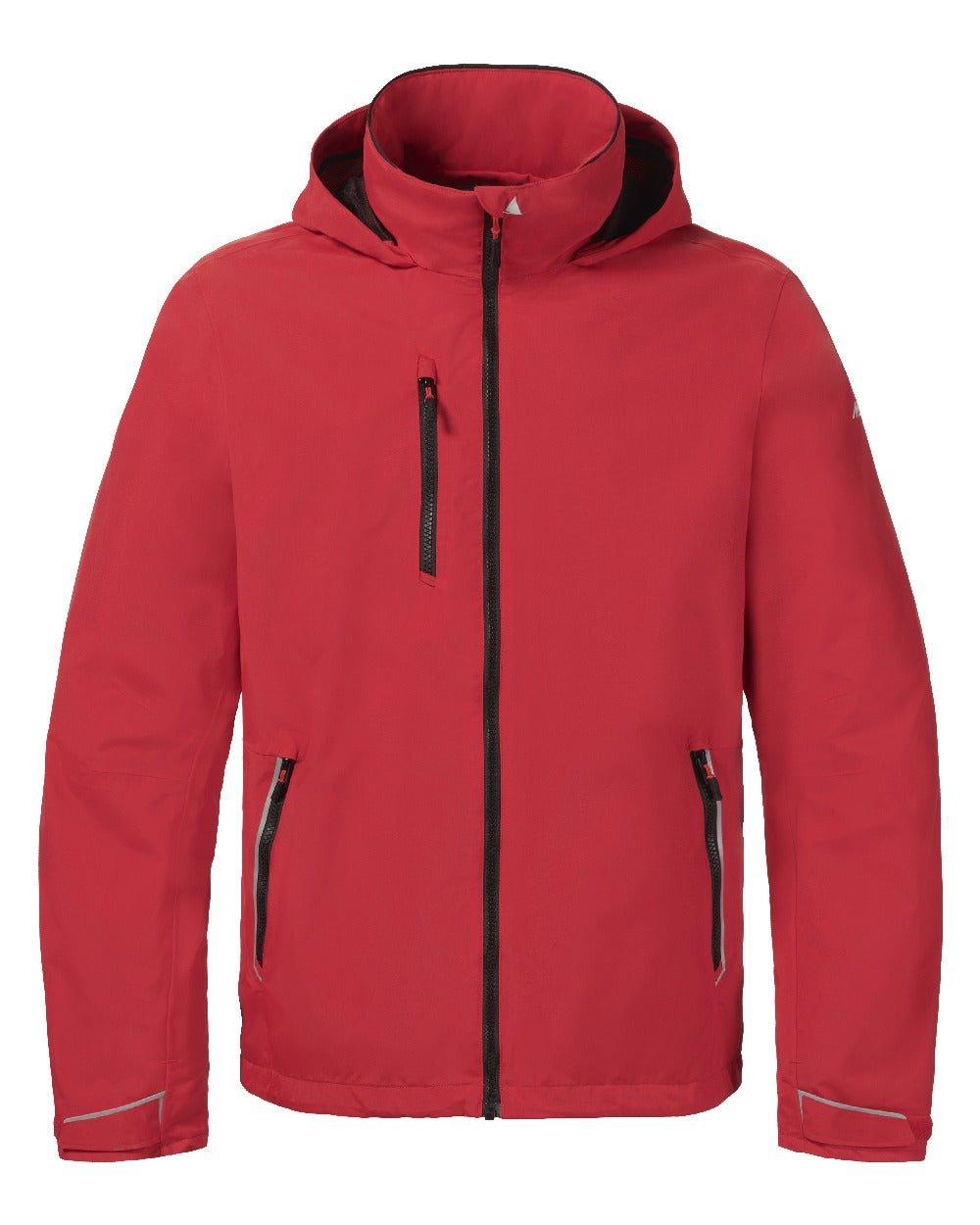 True Red Coloured Musto Mens Sardinia Jacket on White Background
