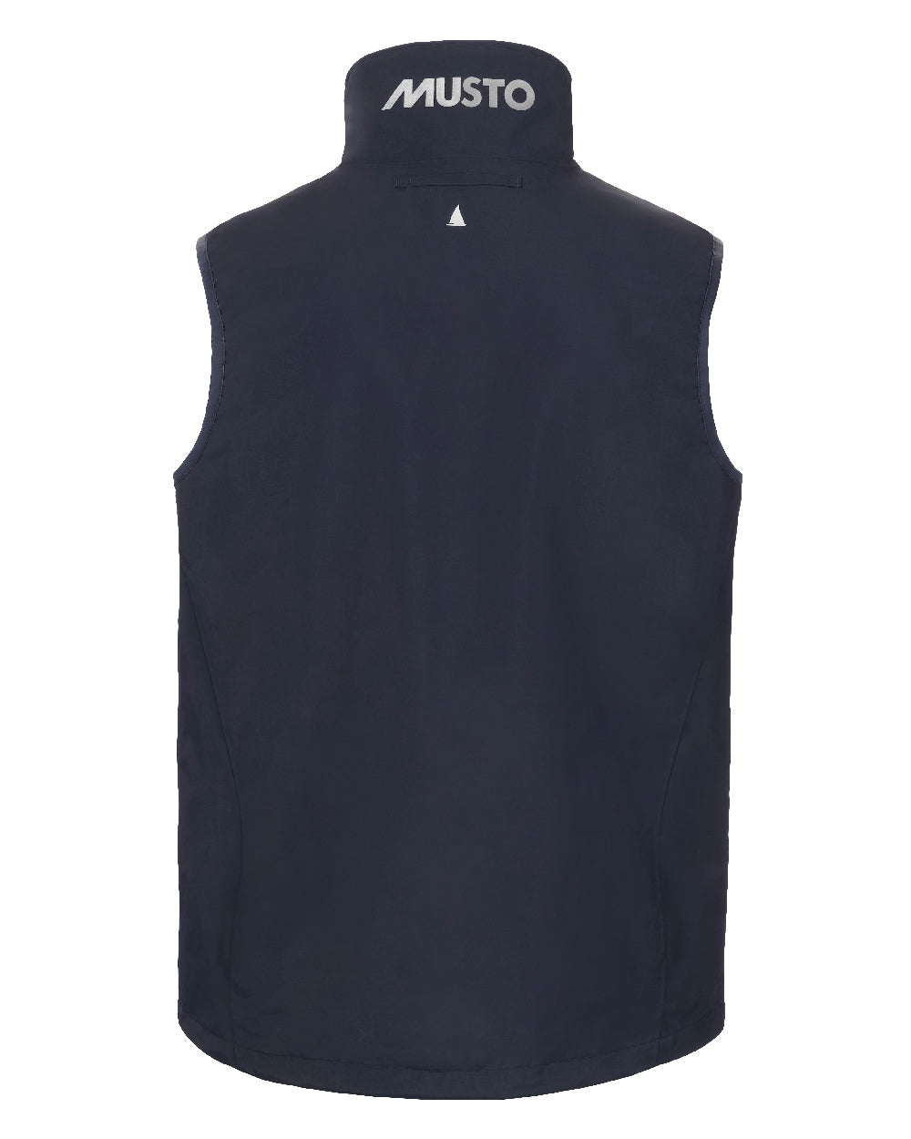 True Navy Coloured Musto Mens Sardinia Vest on White Background