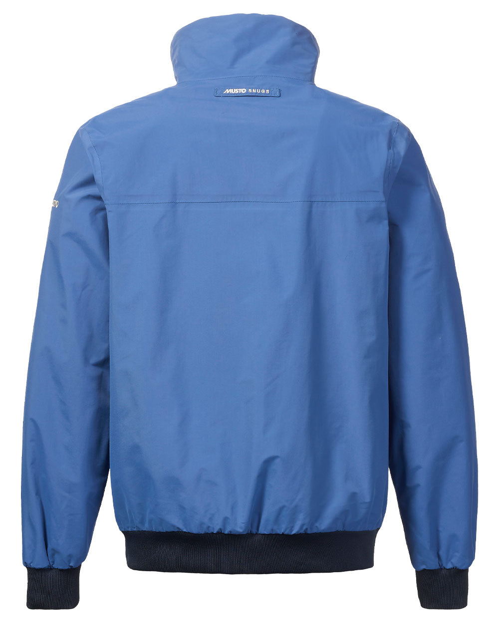 Marine Blue coloured Musto Snug Blouson Jacket on White background