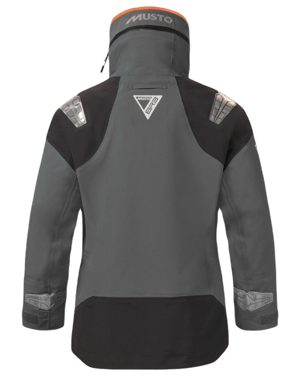 Charcoal Coloured Musto Womens Br3 Pertex Offshore Jacket on White Background