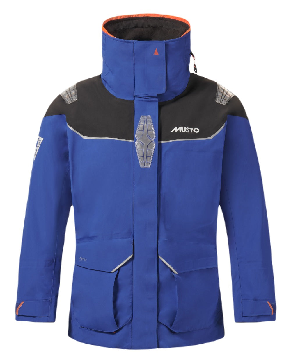 Mazarine Blue Coloured Musto Womens Br3 Pertex Offshore Jacket on White Background