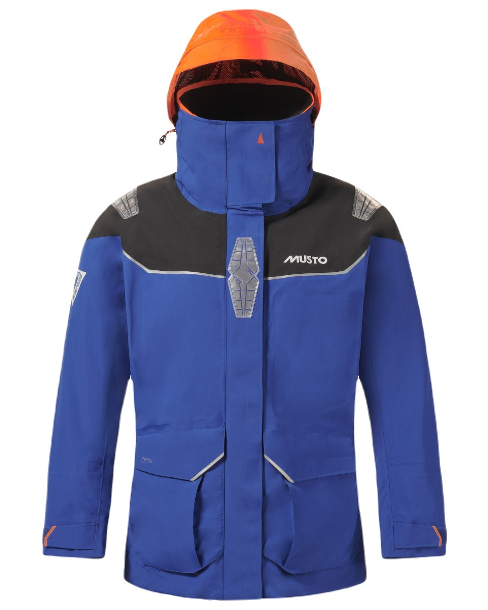 Mazarine Blue Coloured Musto Womens Br3 Pertex Offshore Jacket on White Background