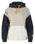 Navy/White Coloured Musto Womens Classic Hoodie On A White Background #colour_navy-white