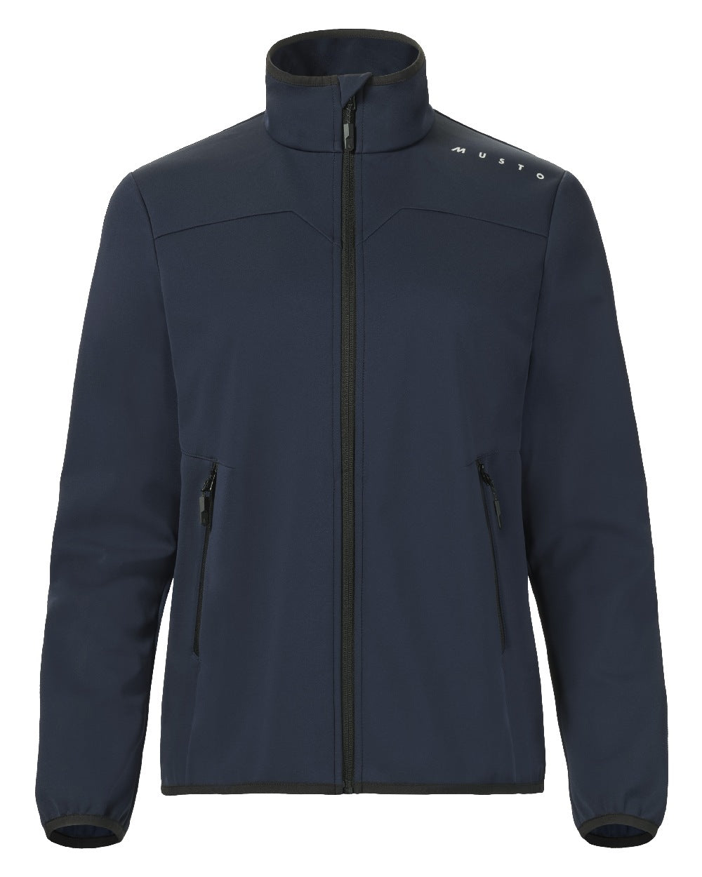 Navy Coloured Musto Womens Evo Crew Softshell Jacket on White Background