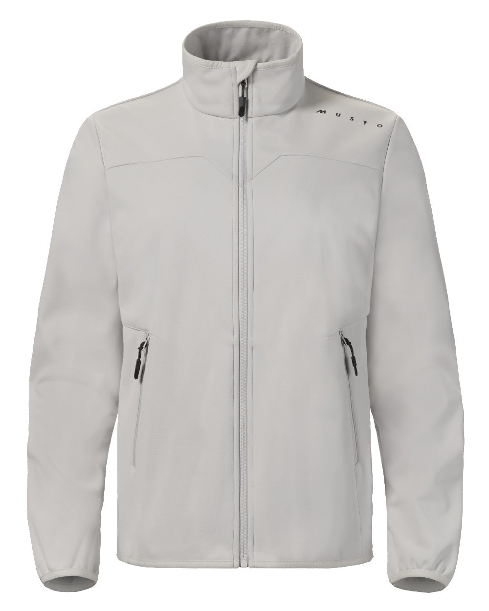 Platinum Coloured Musto Womens Evo Crew Softshell Jacket on White Background
