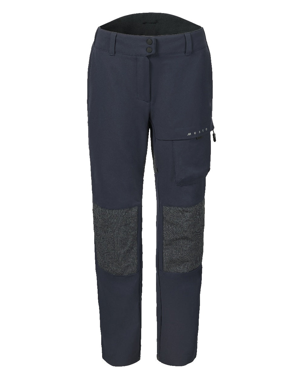 True Navy Coloured Musto Womens Evo Performance Stretch Trouser on White Background