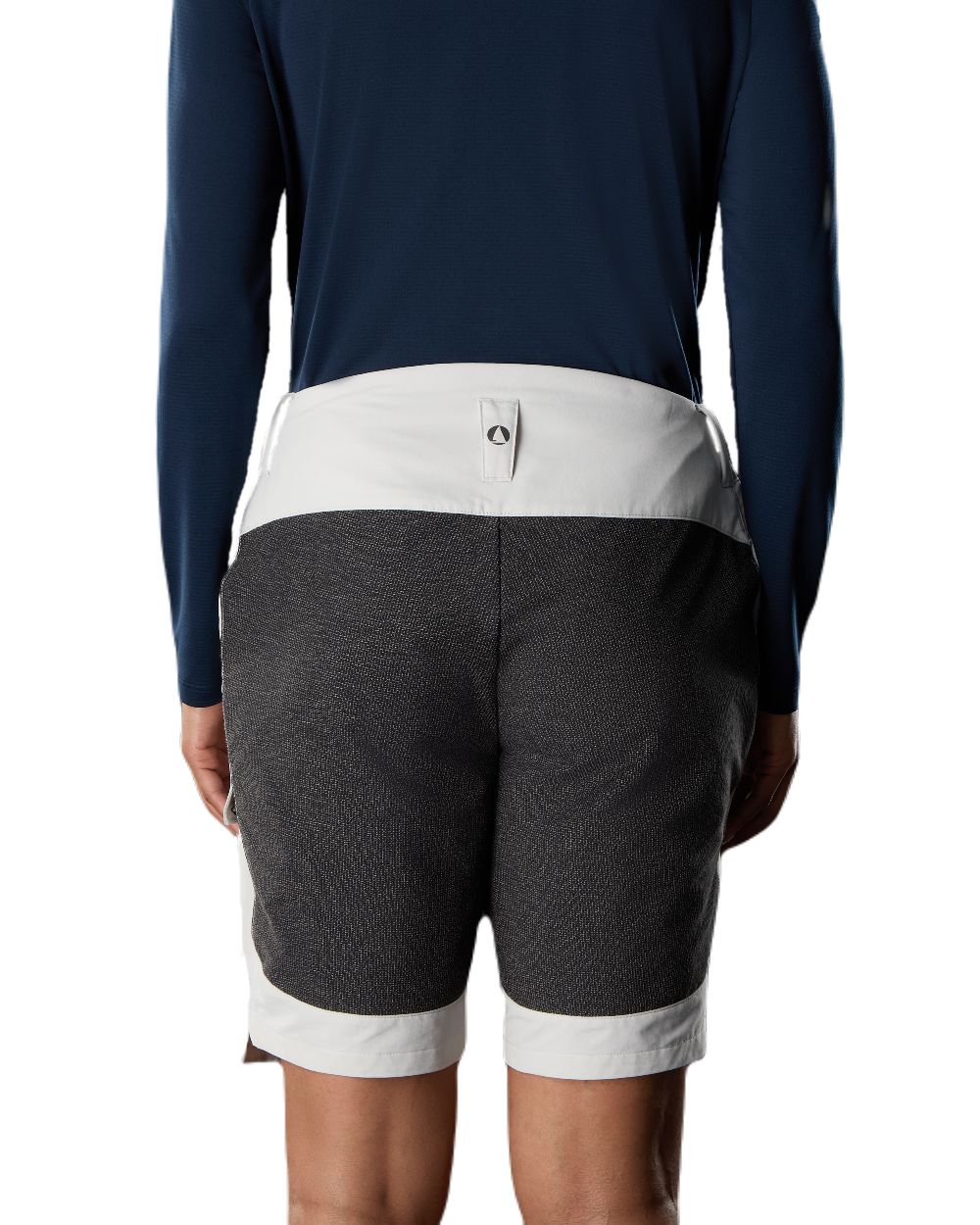 Platinum Coloured Musto Womens Performance Stretch Shorts on White Background