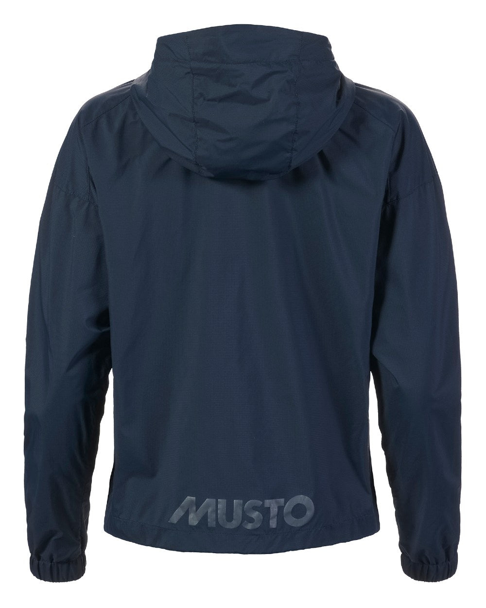Navy Coloured Musto Womens Windbreaker Jacket On A White Background