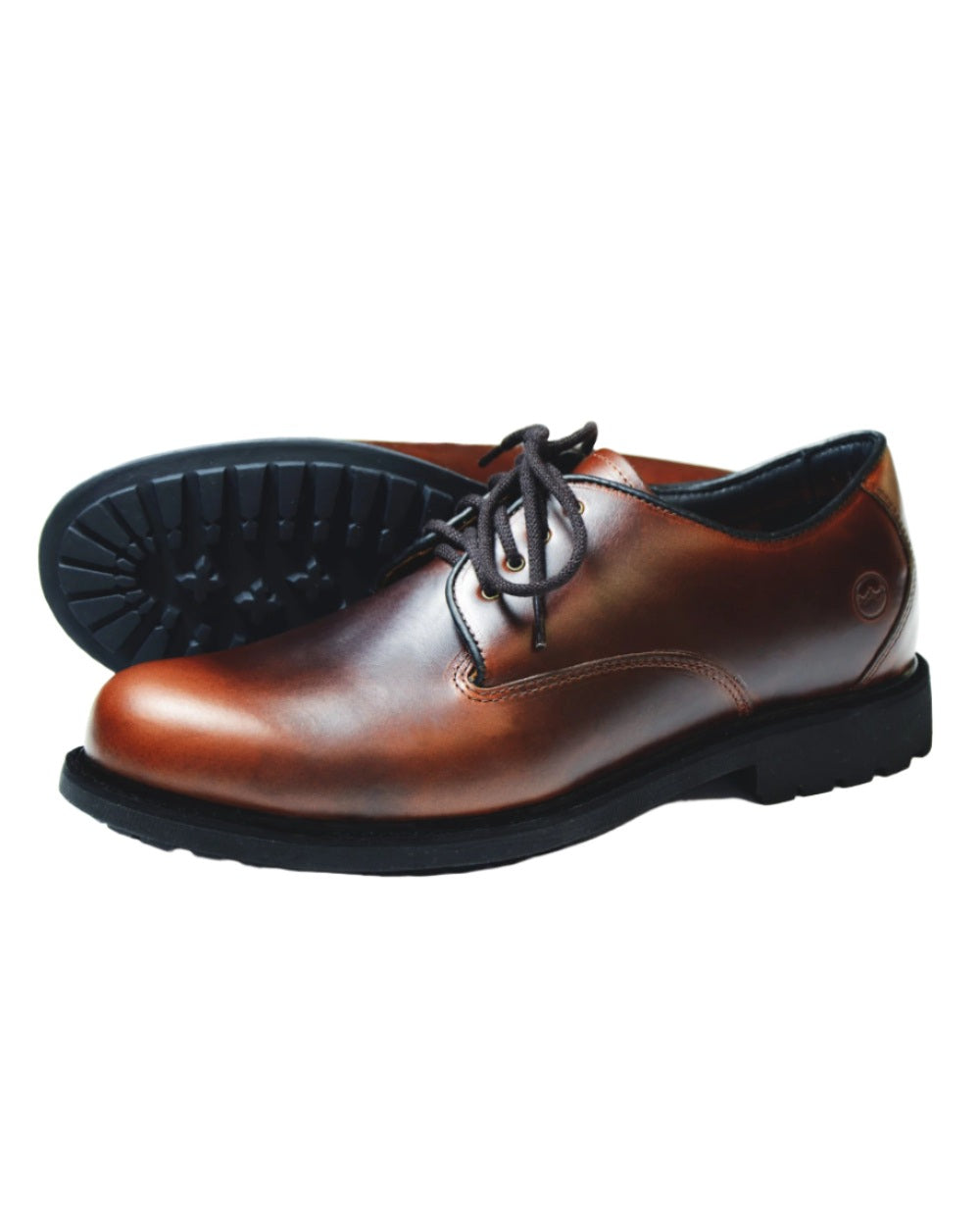 Elk Coloured Orca Bay Malvern Mens Country Shoes On A White Background