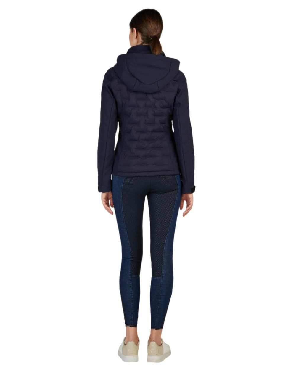 Night Blue Coloured Pikeur Hybrid Jacket On A White Background