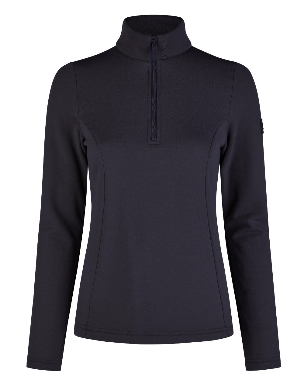 Night Blue Coloured Pikeur Polartec Shirt On A White Background