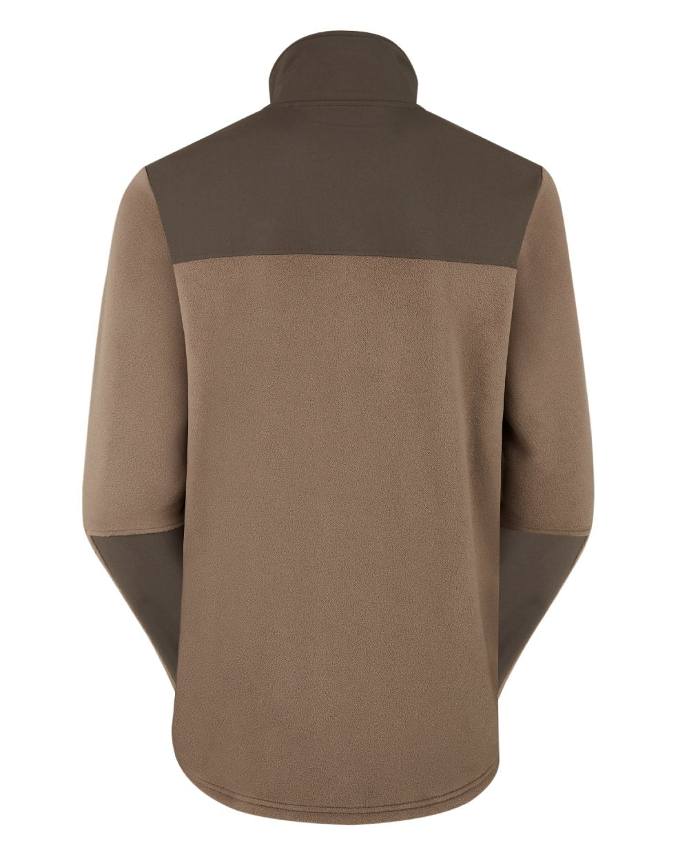 Light Bark Coloured Ridgeline Hybrid Fleece Jacket On A White Background