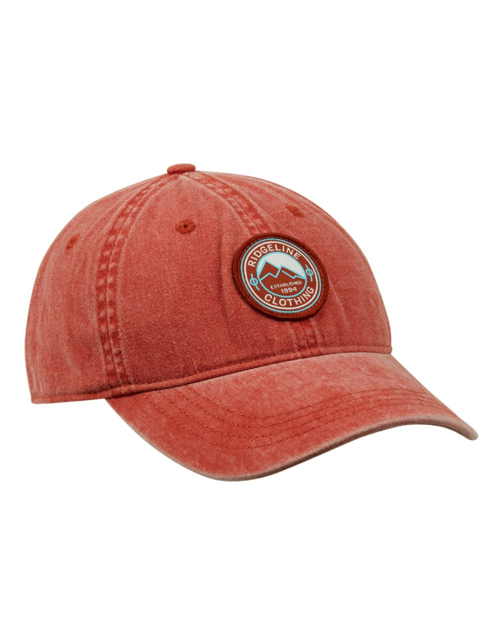 Russet Wash Coloured Ridgeline Original Truckie Cap On A White Background