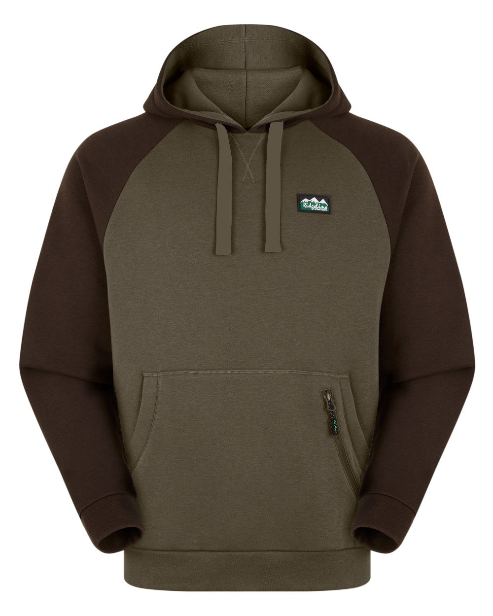 Ivy Green Coloured Ridgeline Womens North Island Hoodie On A White Background