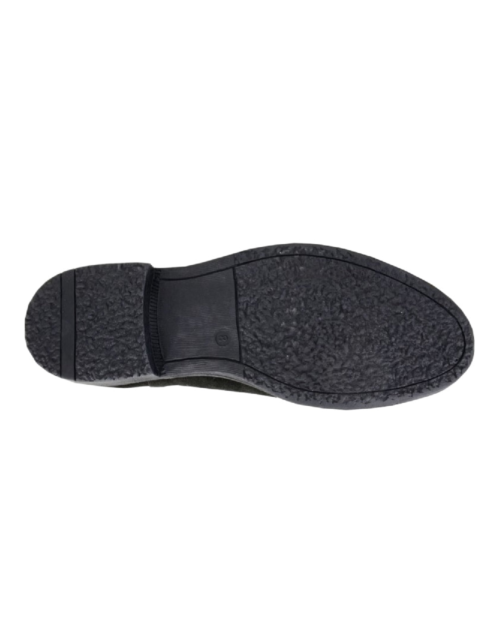 Black Coloured Roamers Mens Suede Gusset Boots on White Background