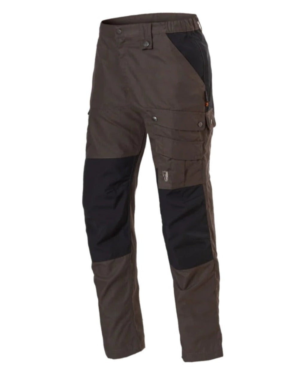 Green/Black coloured Rovince Mens Duofit Trousers on white background