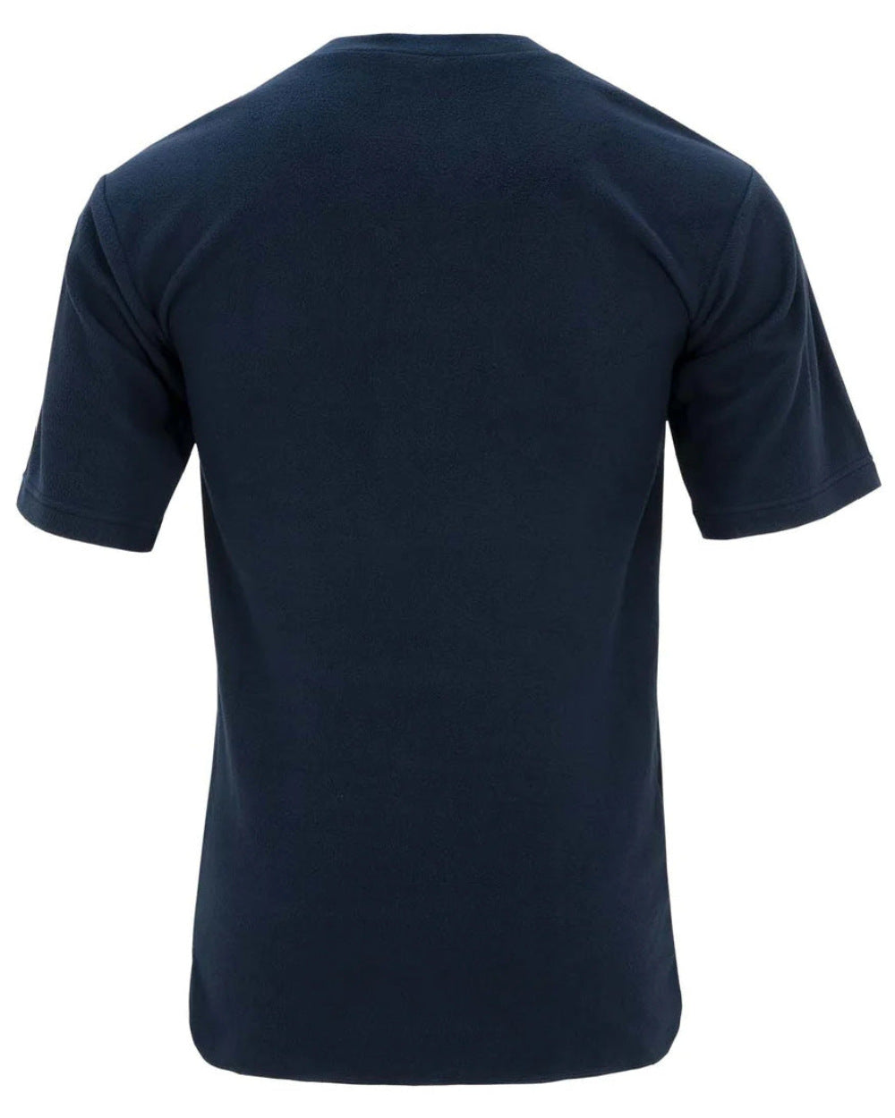 Navy Coloured Swazi Micro Top On A White Background