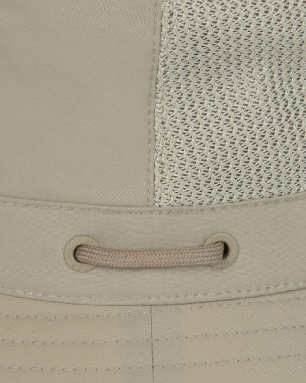Khaki Coloured Tilley Hat LTM1 Airflo Bucket On A White Background