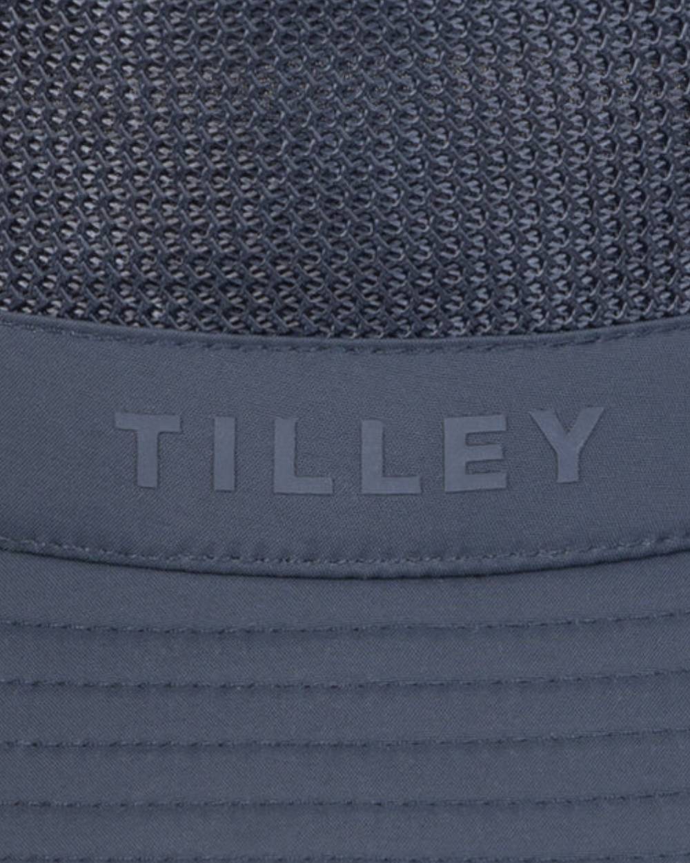 Midnight Navy Coloured Tilley Hat LTM1 Airflo Bucket On A White Background