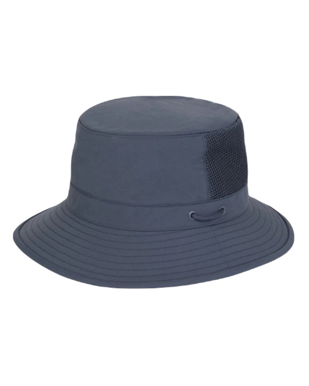 Midnight Navy Coloured Tilley Hat LTM1 Airflo Bucket On A White Background