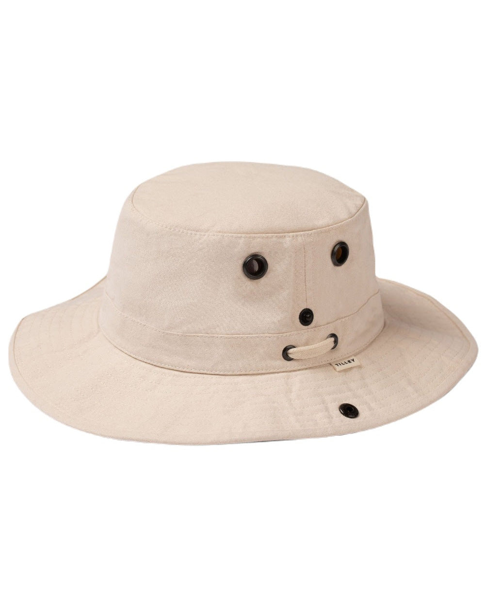 Natural coloured Tilley T3 Wanderer Hat on White background