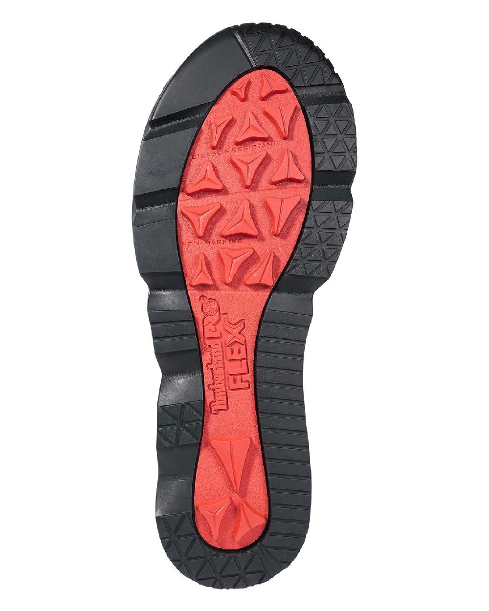 Black/Red coloured Timberland Pro Morphix 6" Safety Boots on white background