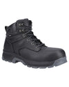 Black coloured Timberland Pro Titan 6inch Safety Boots on white background #colour_black