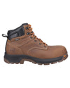 Brown coloured Timberland Pro Titan 6inch Safety Boots on white background #colour_brown
