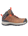 Brown coloured Timberland Pro Trailwind Work Boots on white background #colour_brown