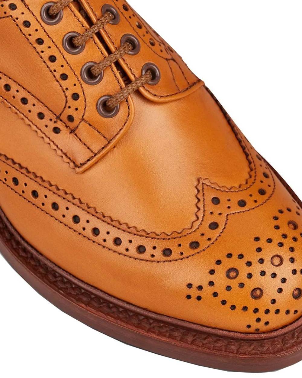 Acorn Antique Coloured Trickers Bourton Country Shoe On A White Background