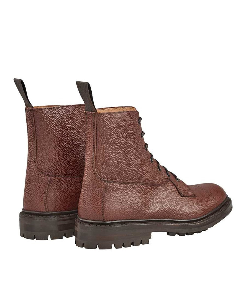 Brown Zug Coloured Trickers Grassmere Country Boots On A White Background