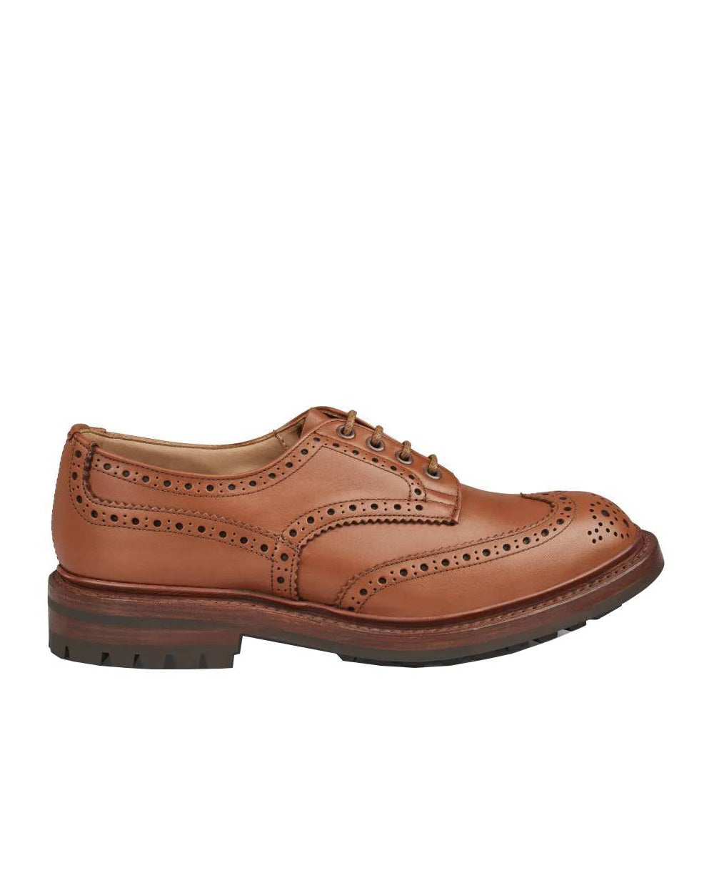 Tan Coloured Trickers Keswick Country Shoe On A White Background