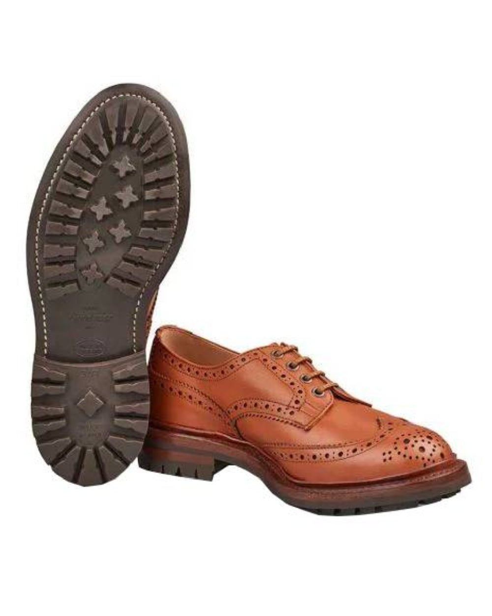 Tan Coloured Trickers Keswick Country Shoe On A White Background