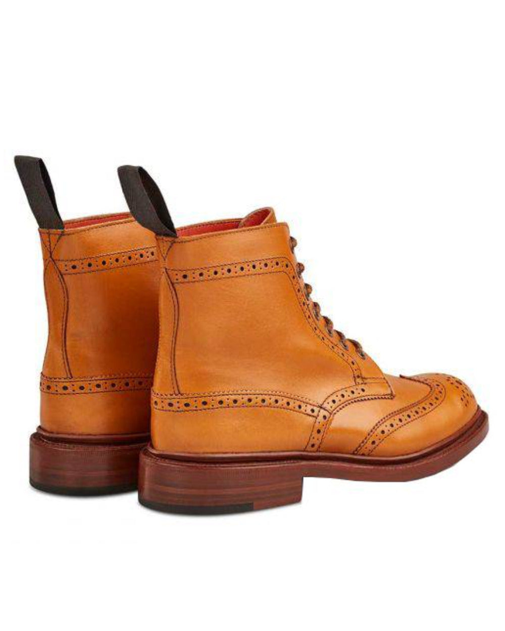 Acorn Antique Coloured Trickers Stephy Brogue Boot On A White Background
